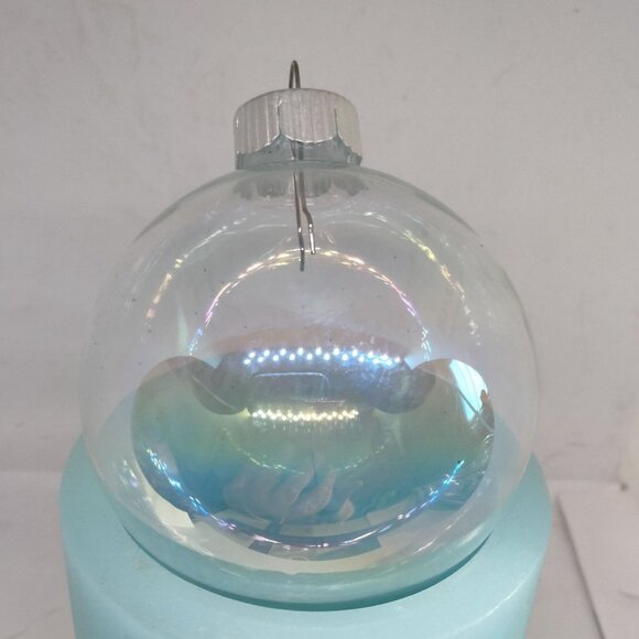 Clear Fillable Ornaments Christmas Holiday Crafts Plastic DIY Lot 6 - Picture 8 of 11